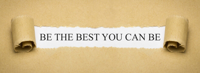 be the best you can be