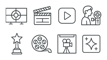 Festive christmas icons: angel, lantern, bow, house, icicle, book, holly, star cookie