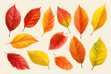 Obraz premium colorful autumn leaves