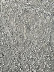 Gravel and sand in closeup