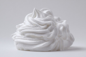 Obraz premium Realistic shaving foam texture isolated on a clean white background, perfect for cosmetic, skincare, and grooming product design.