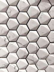 seamless pattern of hexagons