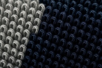 Obraz premium Sports Socks Fabric Macro Textile Fibers Knit Texture Structure Close-Up for Fitness