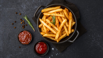 Franch frice dried tomatoes in a bowl