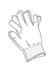 軍手　イラスト