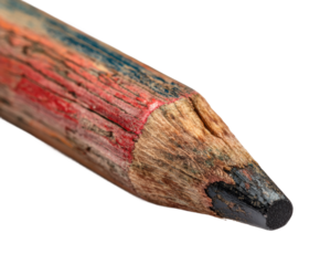 Sketching inspiration colorful pencil creative perspective isolated on transparent background, png