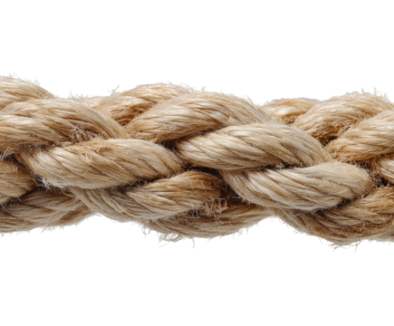 Rope braiding techniques workshop instructional guide isolated on transparent background, png