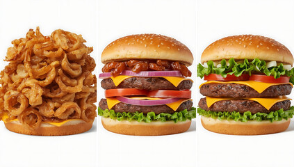 Hamburger on a plate