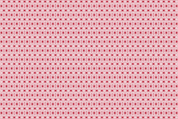 Japanese ornament oriental seamless pattern wallpaper. Red vintage Asian traditional asanoha texture background on transparent background. Abstract red seamless pattern. Red color 
