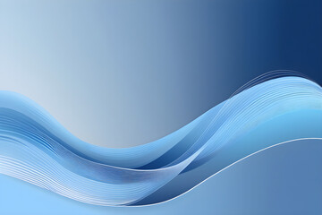 Obraz premium abstract blue wave background