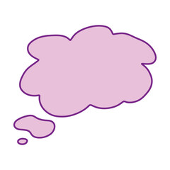 Hand drawn speech bubble Blank empty message box Textbox frame for banners, price tags, stickers, design