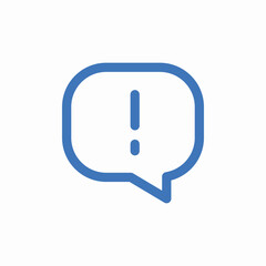 warning message icon sign vector