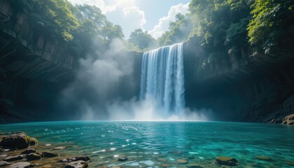 waterfall in the forest