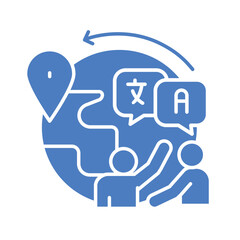 Integration color flat icon for digital and print projects.