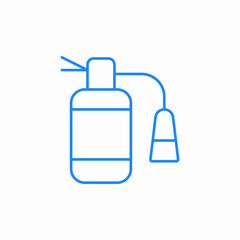 fire extinguisher icon sign vector