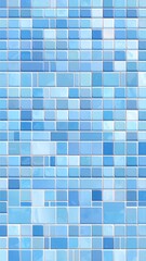 Fototapeta premium Blue square tiles pattern