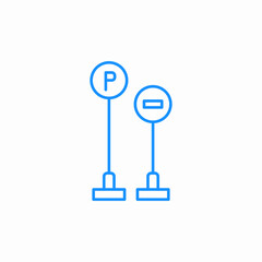 traffic signs icon sign vector