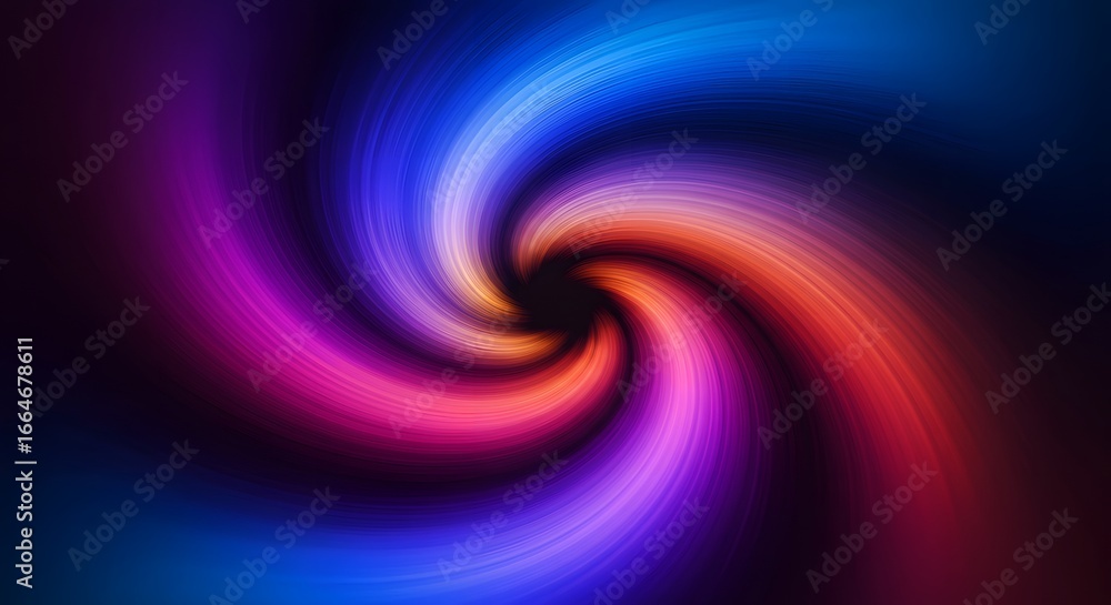 Poster abstract colorful spiral vortex background with a mesmerizing swirl effect, perfect for modern desig