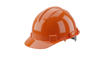 Orange Safety Helmet Hard Hat for Construction and Industrial Work
