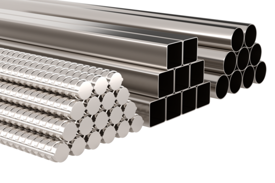 Construction armature on white background. Isolated 3D illustration