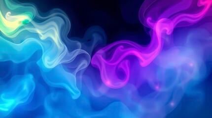 Ethereal Abstract Flowing Colors
