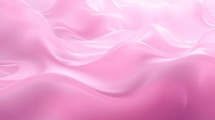 Obraz premium Abstract Pink Silk Waves