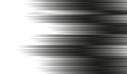 Abstract black and white gradient lines background with smooth horizontal motion blur effect, modern texture design ideal for digital, artistic, and graphic use. © aprimavista