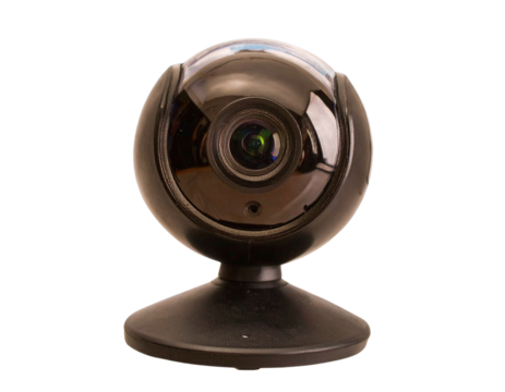 webcam isolated on white background