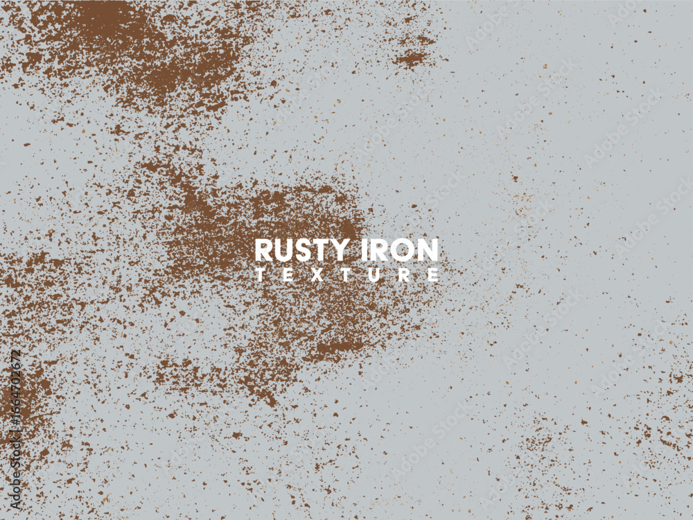 Poster abstract background featuring the detailed texture of rust. tiny particles of rust are dispersed acr