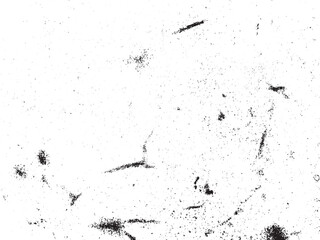 The surface features a white background marked by cracks, stains, and scattered splatters, creating a distressed look. The texture has a rough and aged appearance.