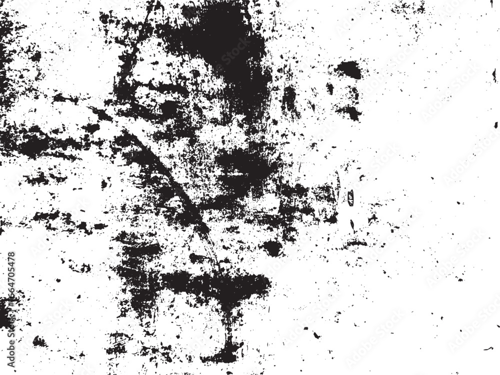 Poster this image showcases a detailed black and white distressed texture. the high-contrast abstract patte