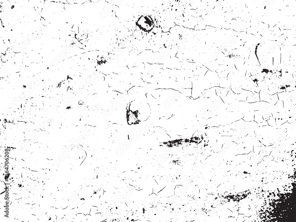 Poster the image shows a white surface texture with extensive cracking. black smudges and spots indicate ag