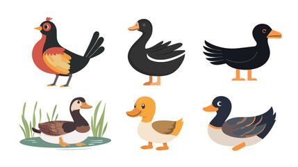 Obraz premium Medieval Duck Vector Graphic Design – Pato Medieval Cartoon Illustration