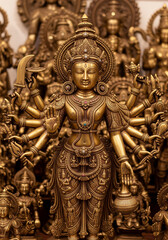 Ornate Hindu Goddess Statue