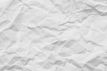 Fototapeta premium Close-up macro white crumpled paper texture,Macro white crumpled paper background,White crumpled paper texture background.