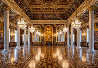 Obraz premium Ornate Palace Ballroom