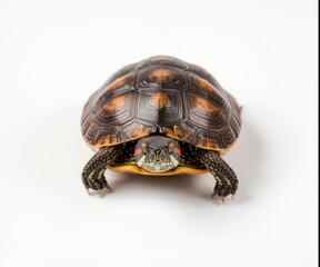 Turtle isolated in a studio photo