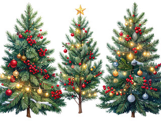 christmas tree with decorations