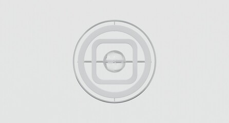 Monochrome clear white 3D abstract composition featuring a mix of spheres and geometric shapes in dynamic arrangement, perfect for digital design, branding visuals, motion graphics