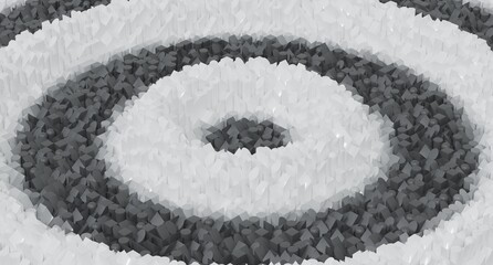 Abstract 3D composition of concentric cubes forming a balanced geometric structure, perfect for creative branding, digital backgrounds, modern design projects, and minimal artistic visuals.