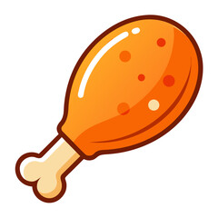 Fried Chicken Leg Icon