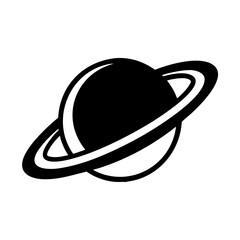 Saturn with rings, Saturn with rings icon, Saturn with rings vector illustration, Saturn with rings vector icon, Saturn with rings icon isolated on white.