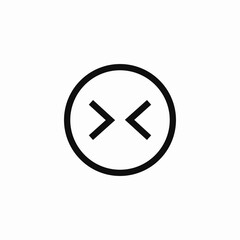 expand collapse arrows icon sign vector