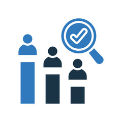 Competitor Analysis mixed color icon
