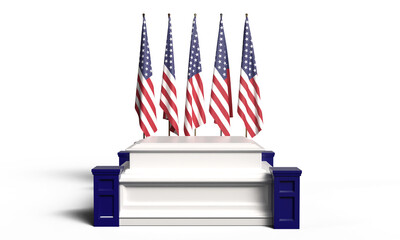 usa us united state america flag podium stage sign symbol decoration veteran election day november month independence government politic usa us united state america flag holiday history election day