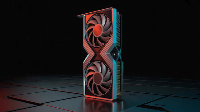 Modern graphics card for high-end gaming, cryptocurrency mining, and artificial intelligence applications