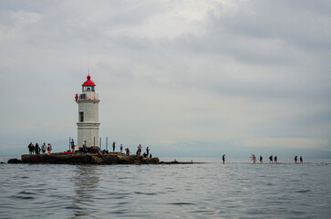lighthouse on the coast