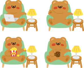 소파와 여가시간