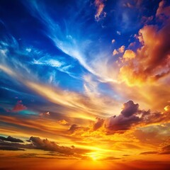 Fototapeta premium sunset over the ocean