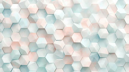 A delicate pattern featuring a hexagon